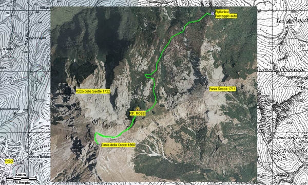 Pania della Croce Traccia GPS 1