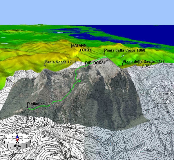 Pania della Croce traccia GPS 2