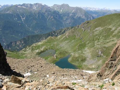 cristalliera - vista sui laghi